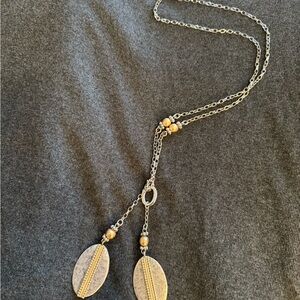 Silver and Gold Beaded Bracelet